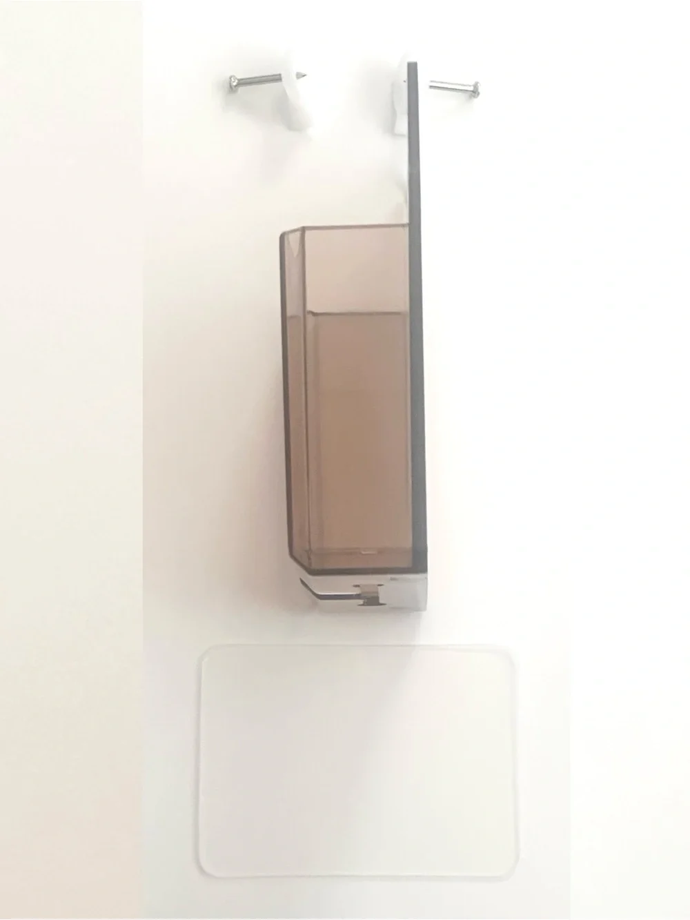 💞 New Set of 2 Smokey Brown Wall Mounted Cell Phone & Small Accessories Holders